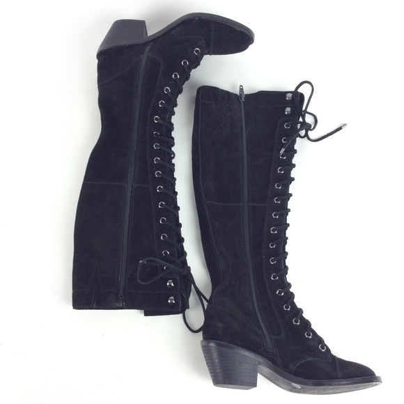 Gianni Bini Women's Military Style Knee Hi Boots - Picture 2 of 5